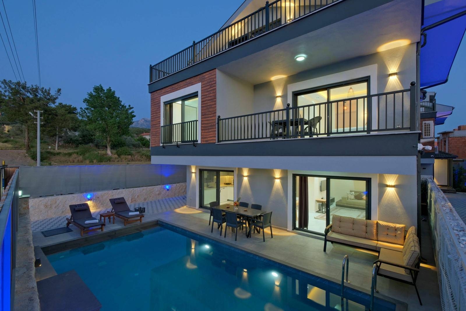 Muğla Seydikemer'de Nezih Konumda, Özel Havuzlu, Tatil Villası