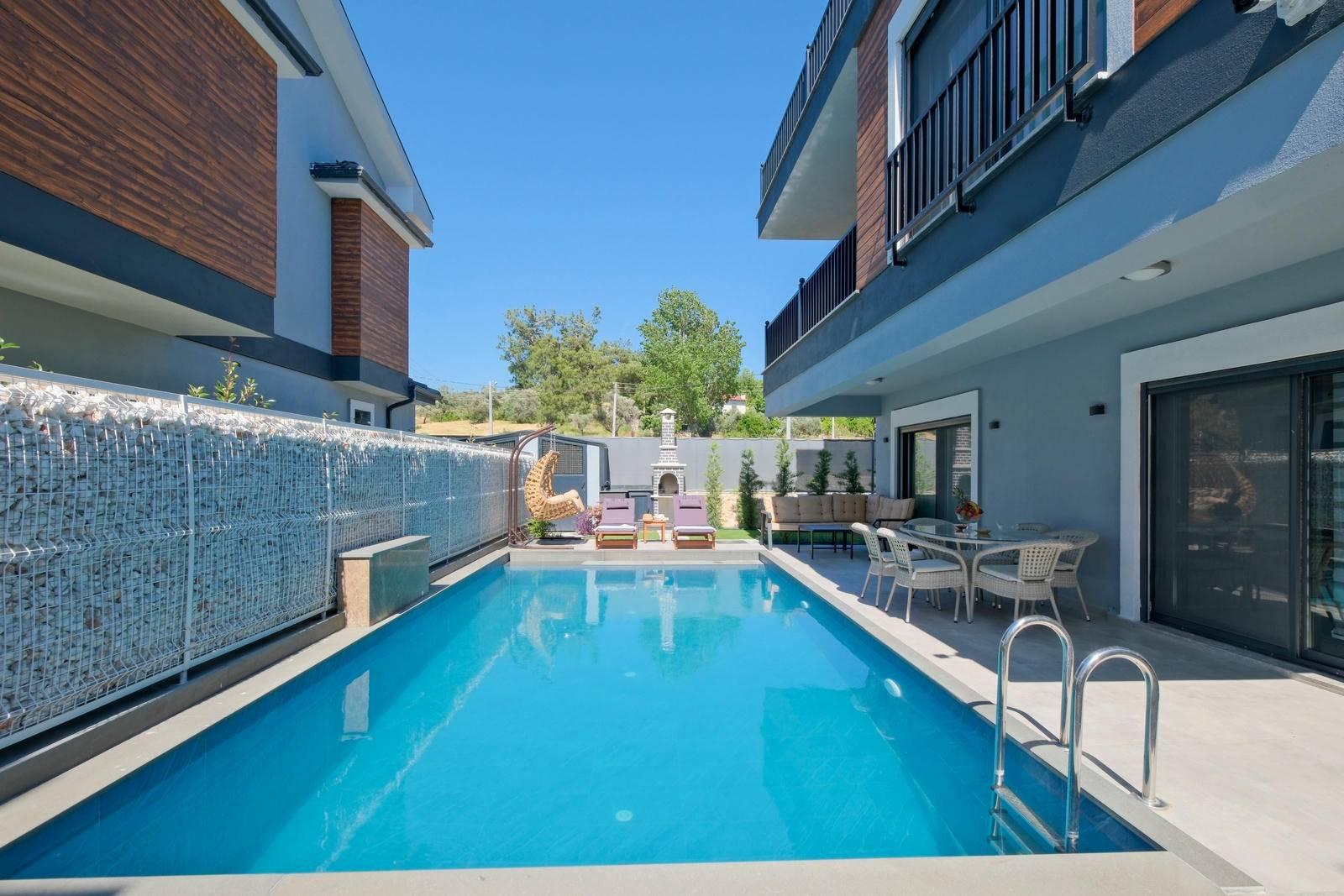 Muğla Seydikemer'de Elverişli Konumda, Özel Havuzlu, 3+1 Villa-43234