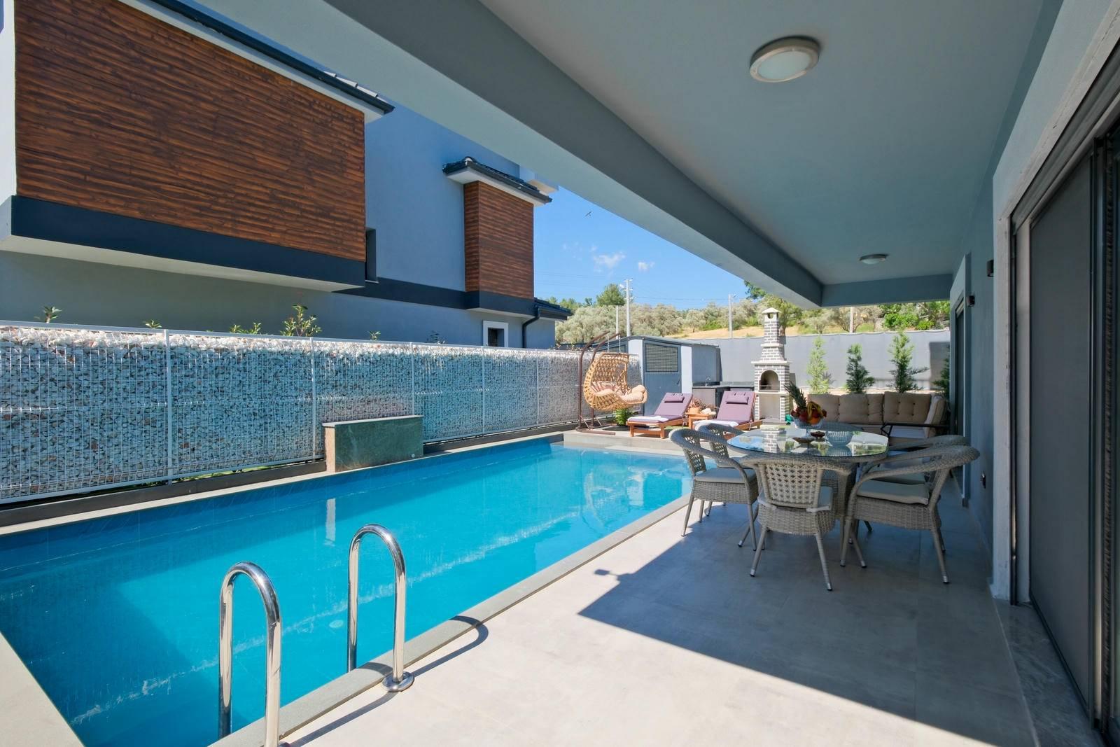 Muğla Seydikemer'de Elverişli Konumda, Özel Havuzlu, 3+1 Villa-43234