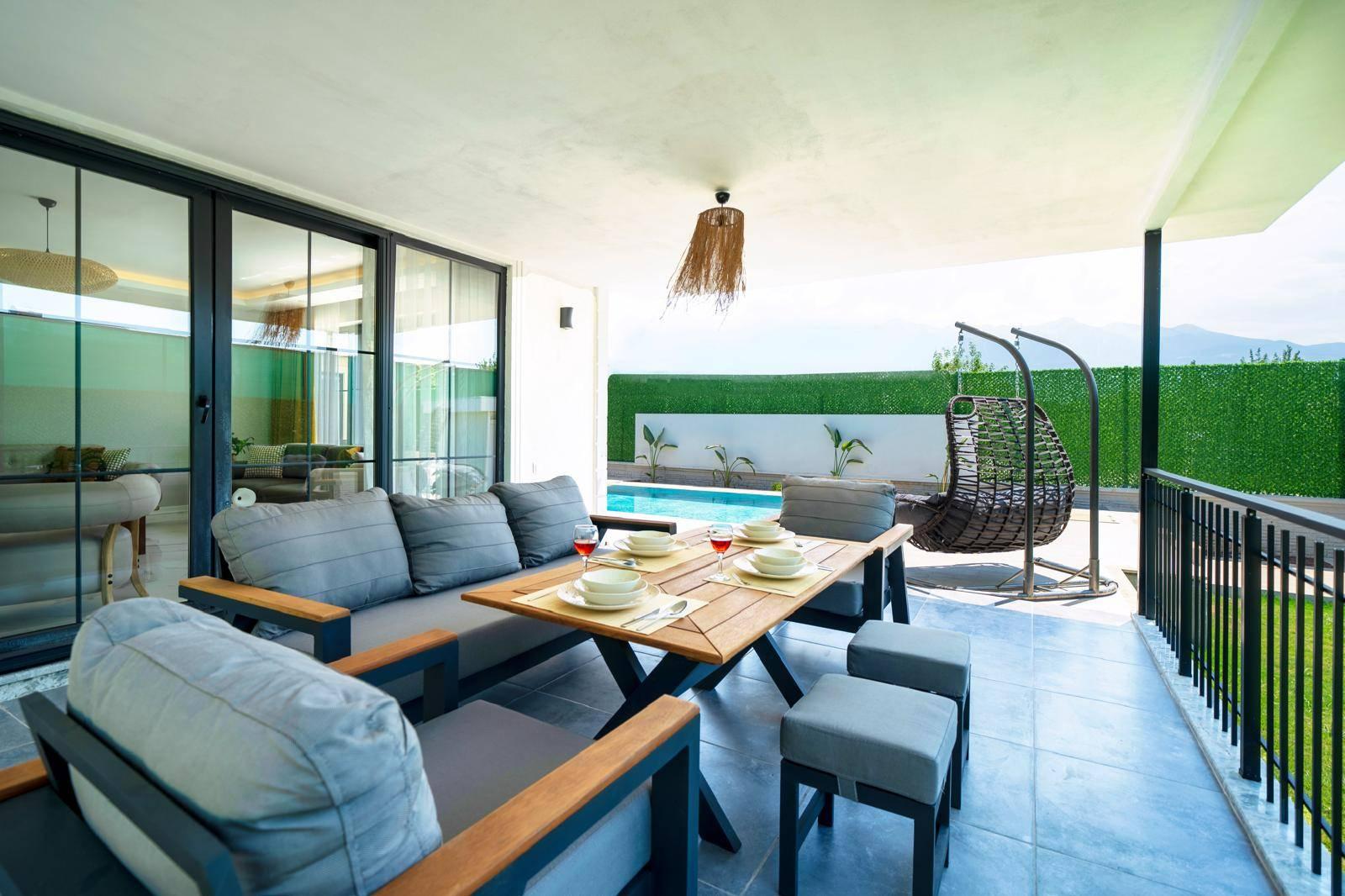 Muğla Seydikemer'de Doğayla İç İçe, Özel Havuzlu, 2+1 Villa-41711