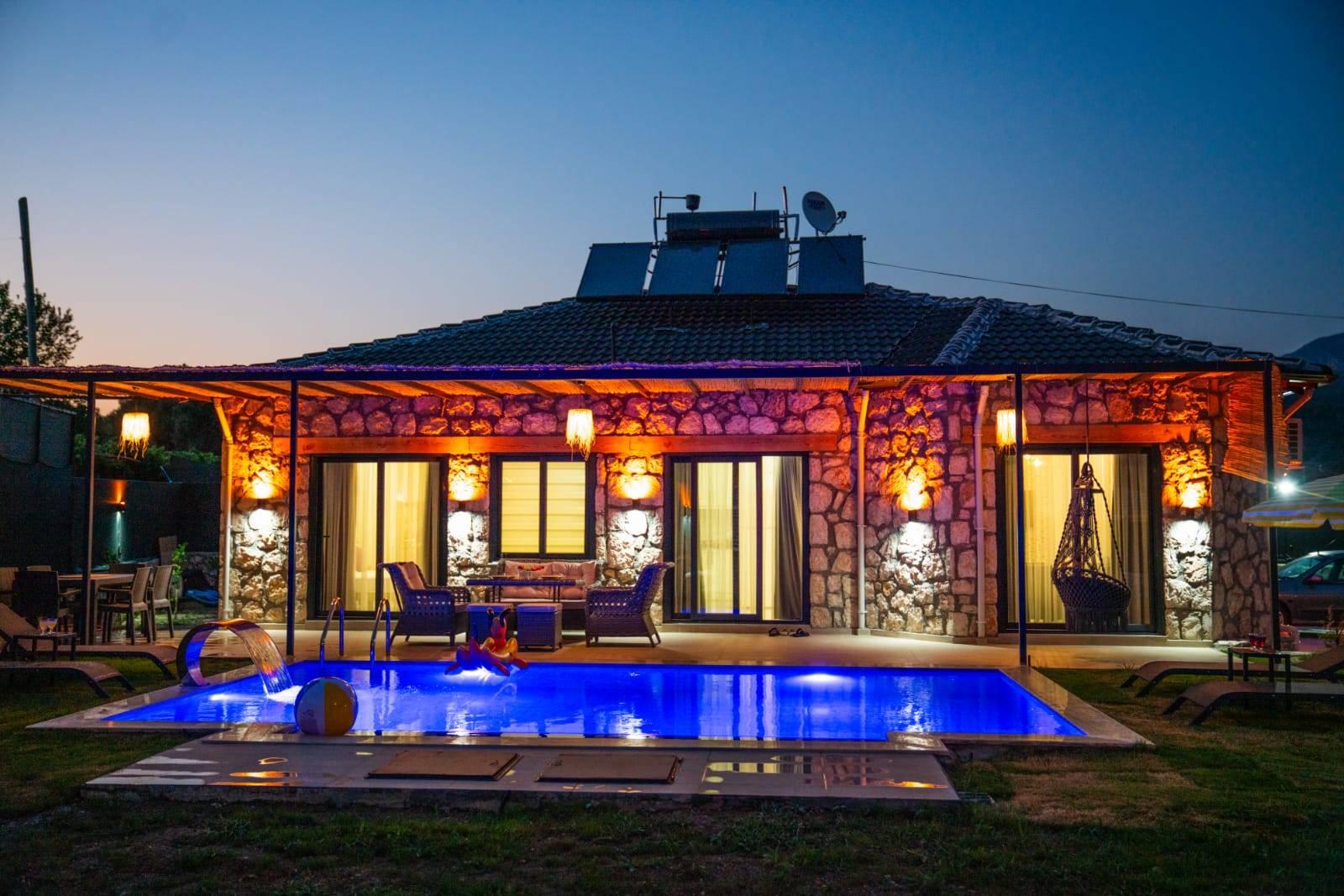 Muğla Seydikemer'de Muhteşem Doğada, Özel Havuzlu, 6 Kişilik Villa-41842