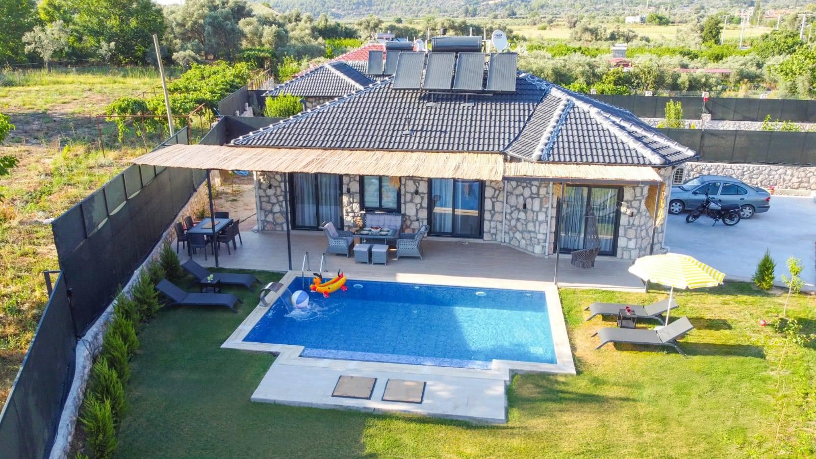 Muğla Seydikemer'de Muhteşem Doğada, Özel Havuzlu, 6 Kişilik Villa-41842