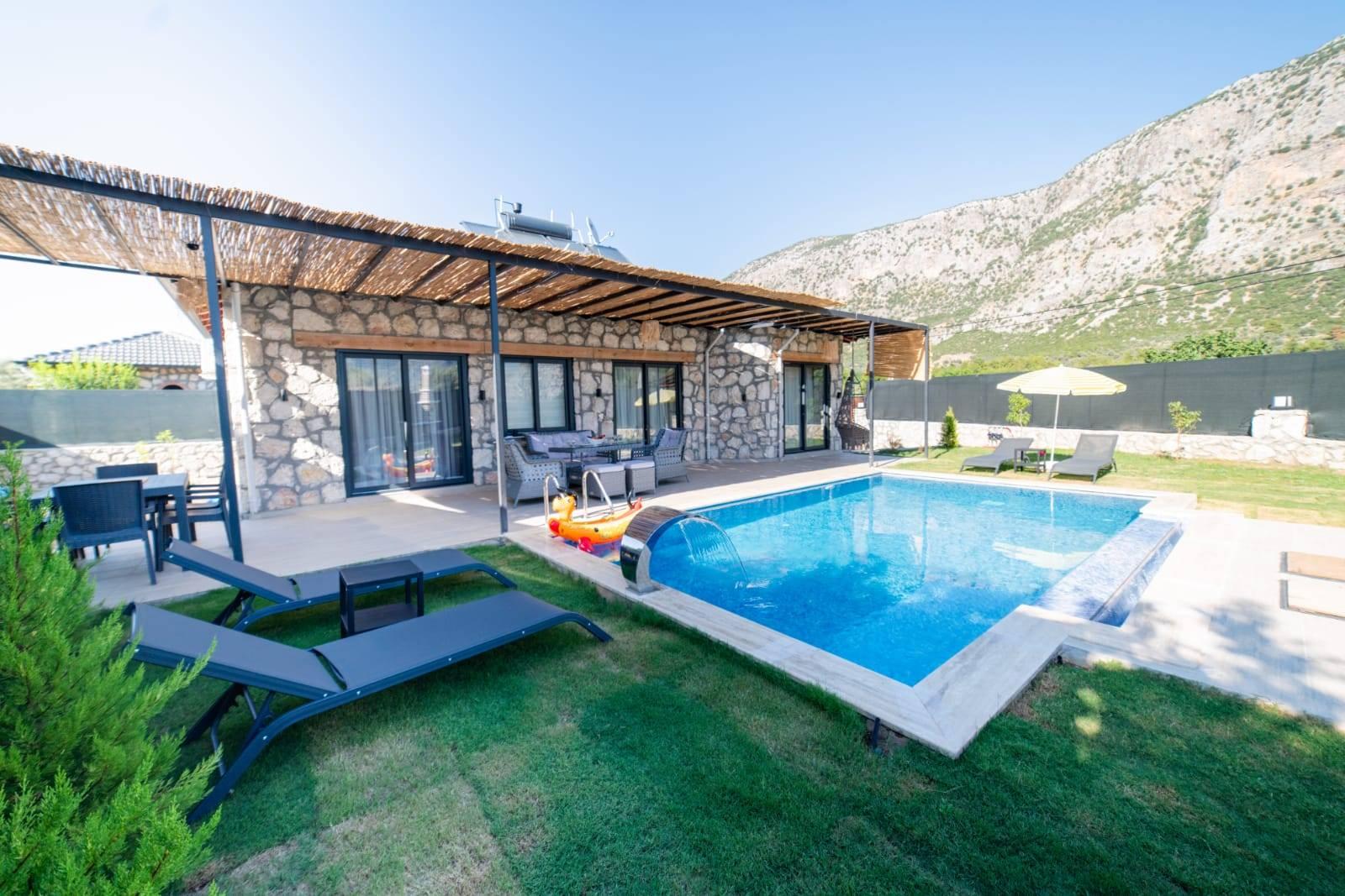 Muğla Seydikemer'de Muhteşem Doğada, Özel Havuzlu, 6 Kişilik Villa-41842