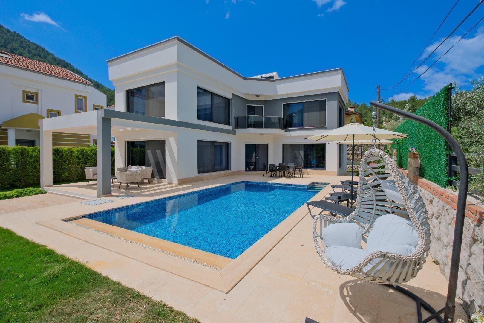 Fethiye Yeşilüzümlü'de Doğa İçerisinde, Özel Havuzlu, Kiralık Villa-38023