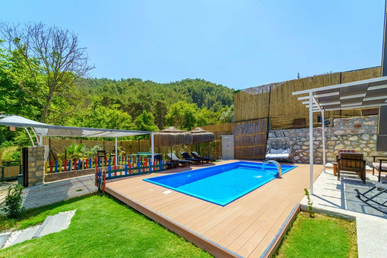 Muğla Fethiye'de Huzur Dolu Doğada, Özel Havuzlu, Kiralık Bungalov-41540
