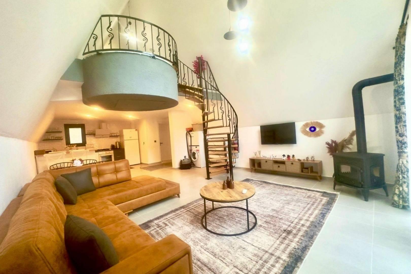 Fethiye Çenger'de Muhteşem Doğada, Özel Havuzlu, Modern Bungalov-41541