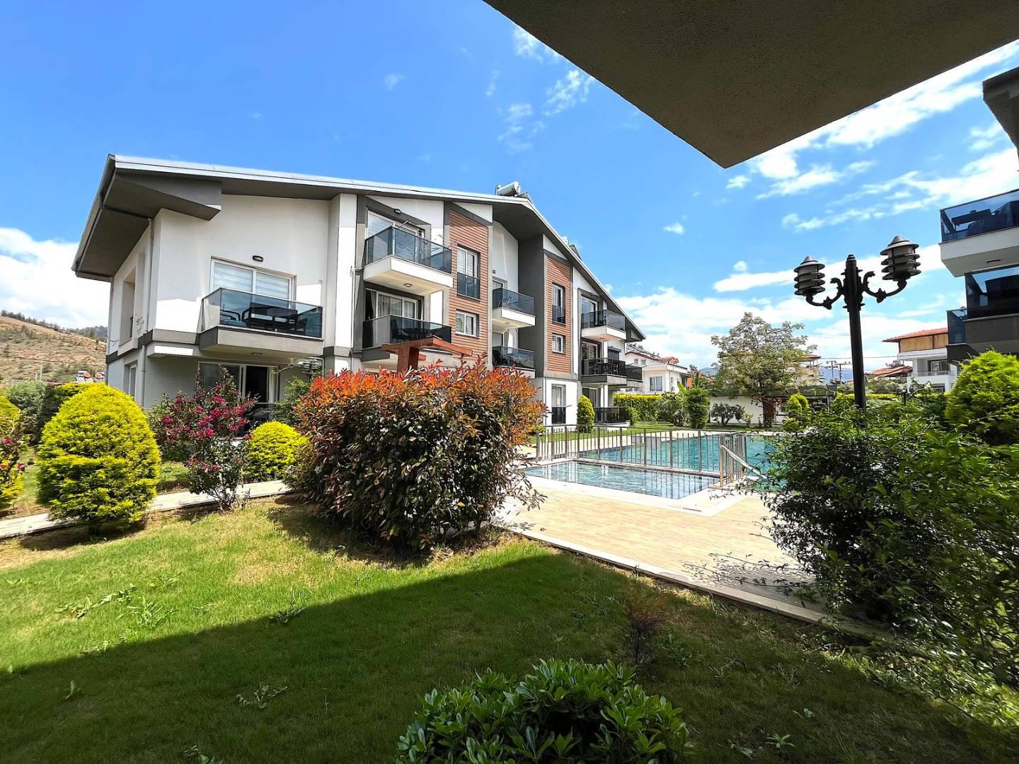 Fethiye Yeni'de Site İçerisinde, Ortak Havuzlu, 1+1 Daire-43181