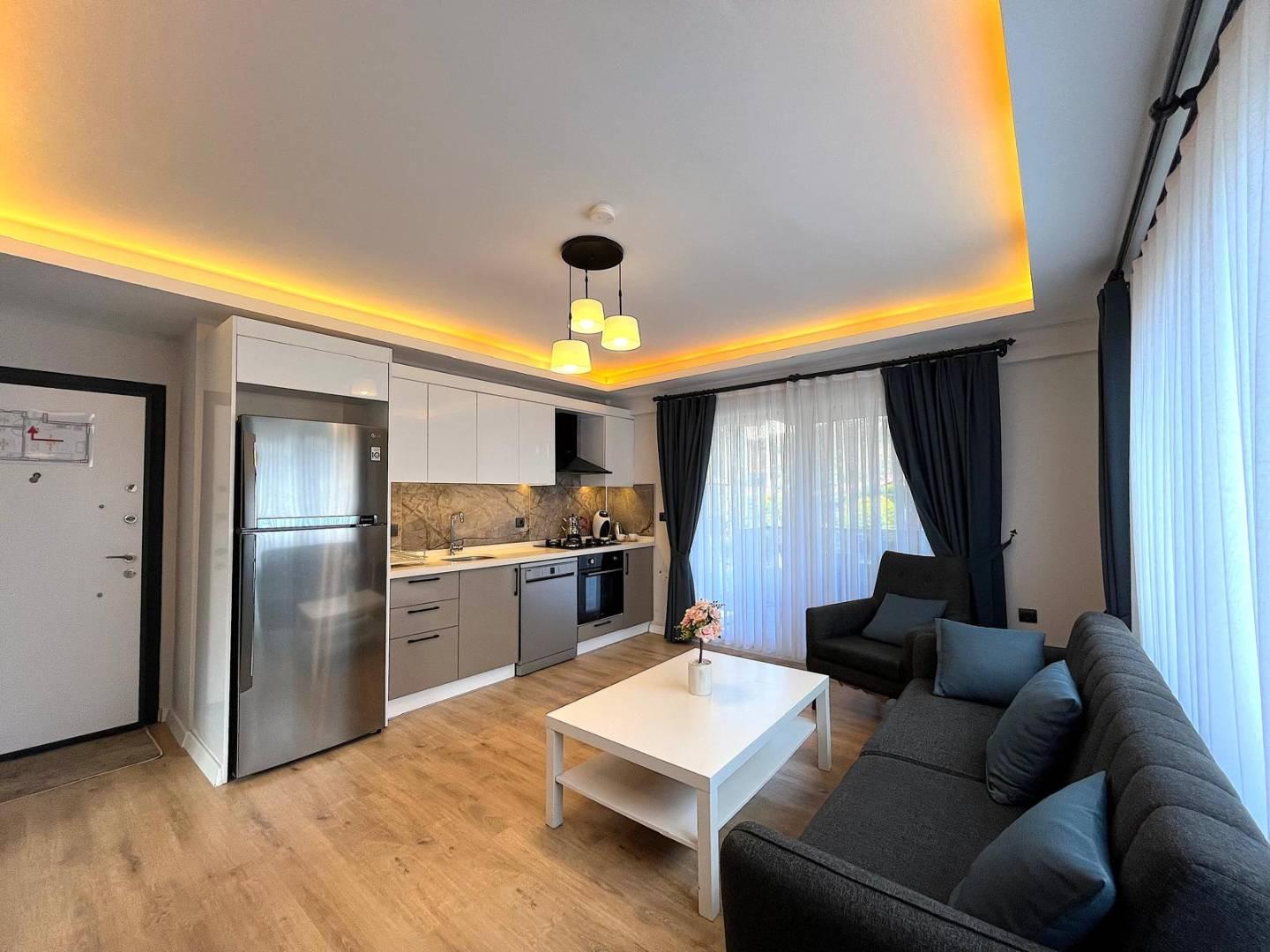 Fethiye Yeni'de Site İçerisinde, Ortak Havuzlu, 1+1 Daire-43181