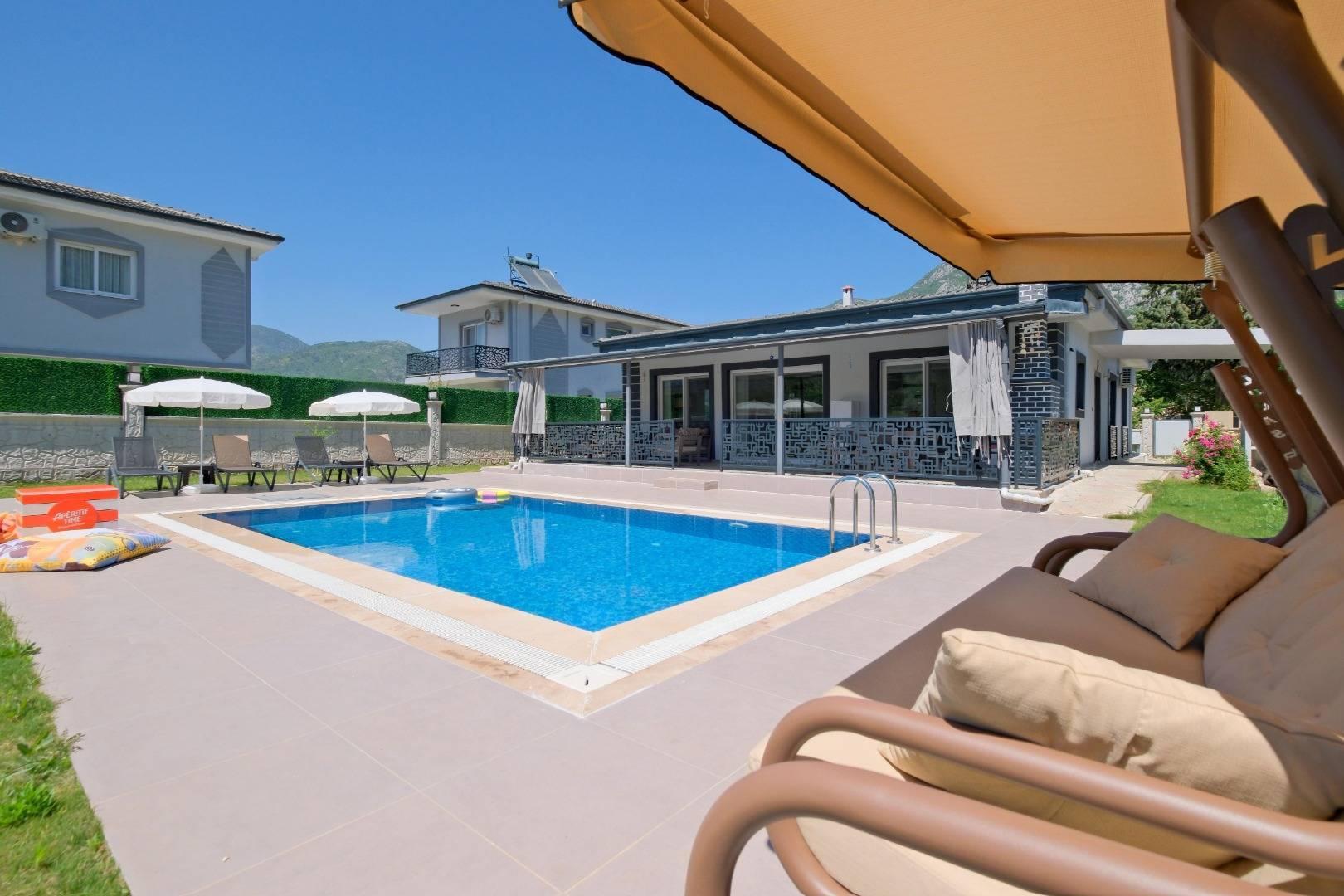 Fethiye Yeşilüzümlü'de Doğa İçerisinde, Özel Havuzlu, 6 Kişilik Villa-42808