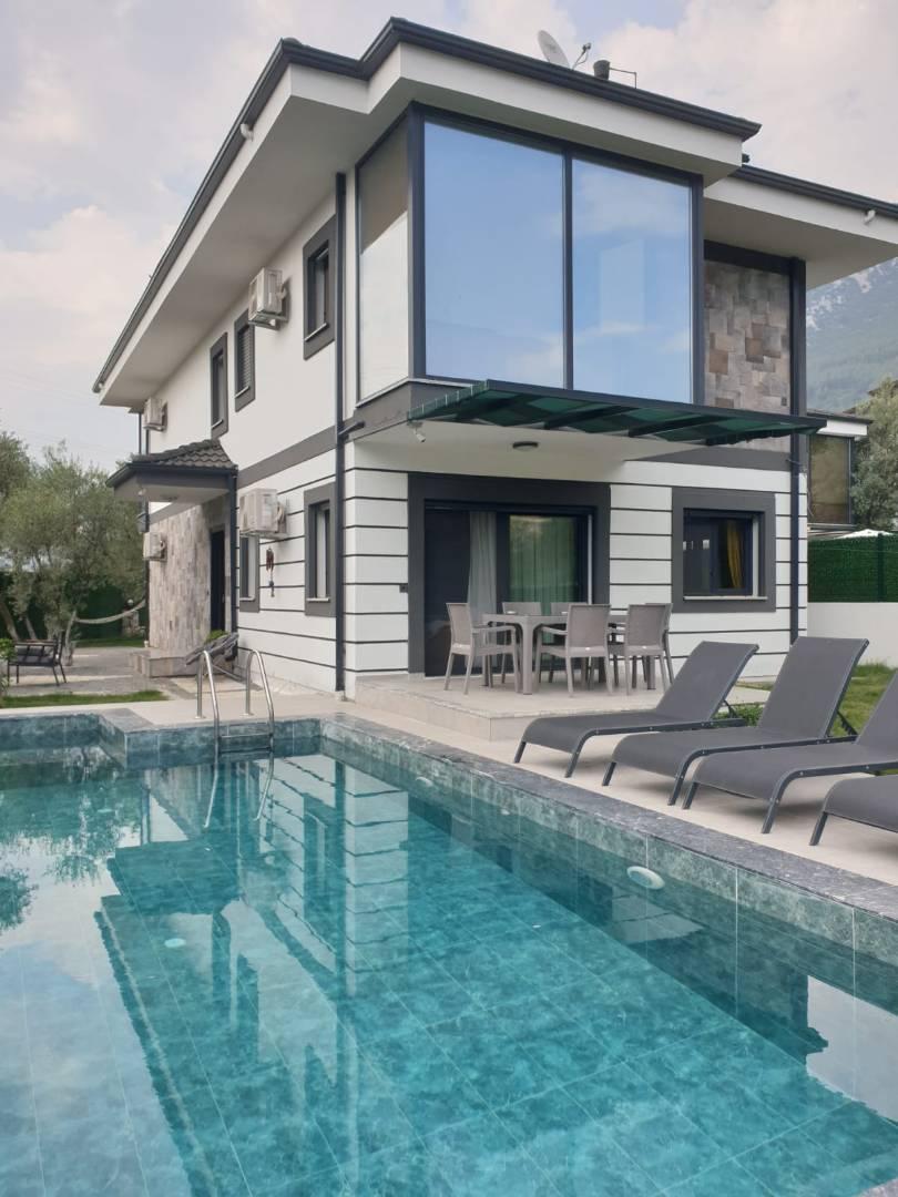 Fethiye Yeşilüzümlü'de Doğa İçerisinde, Özel Havuzlu, Konforlu Villa-43986