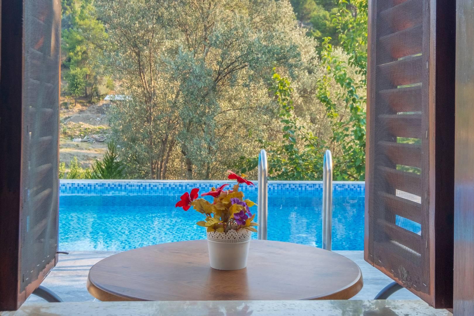 Fethiye Yeşilüzümlü'de Muhteşem Doğada, Özel Havuzlu, Konforlu Villa -38674