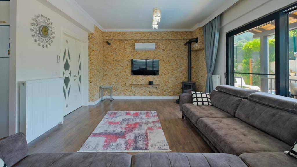 Fethiye Yeşilüzümlü'de Orman Manzaralı, Özel Havuzlu, 4+1 Villa-42327