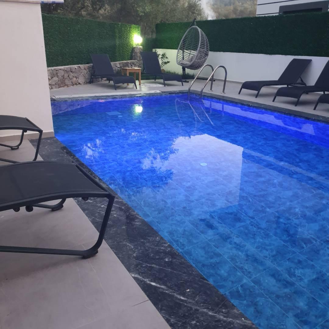 Fethiye Yeşilüzümlü'de Sakin Konumda, Özel Havuzlu, Lüks Villa-43987