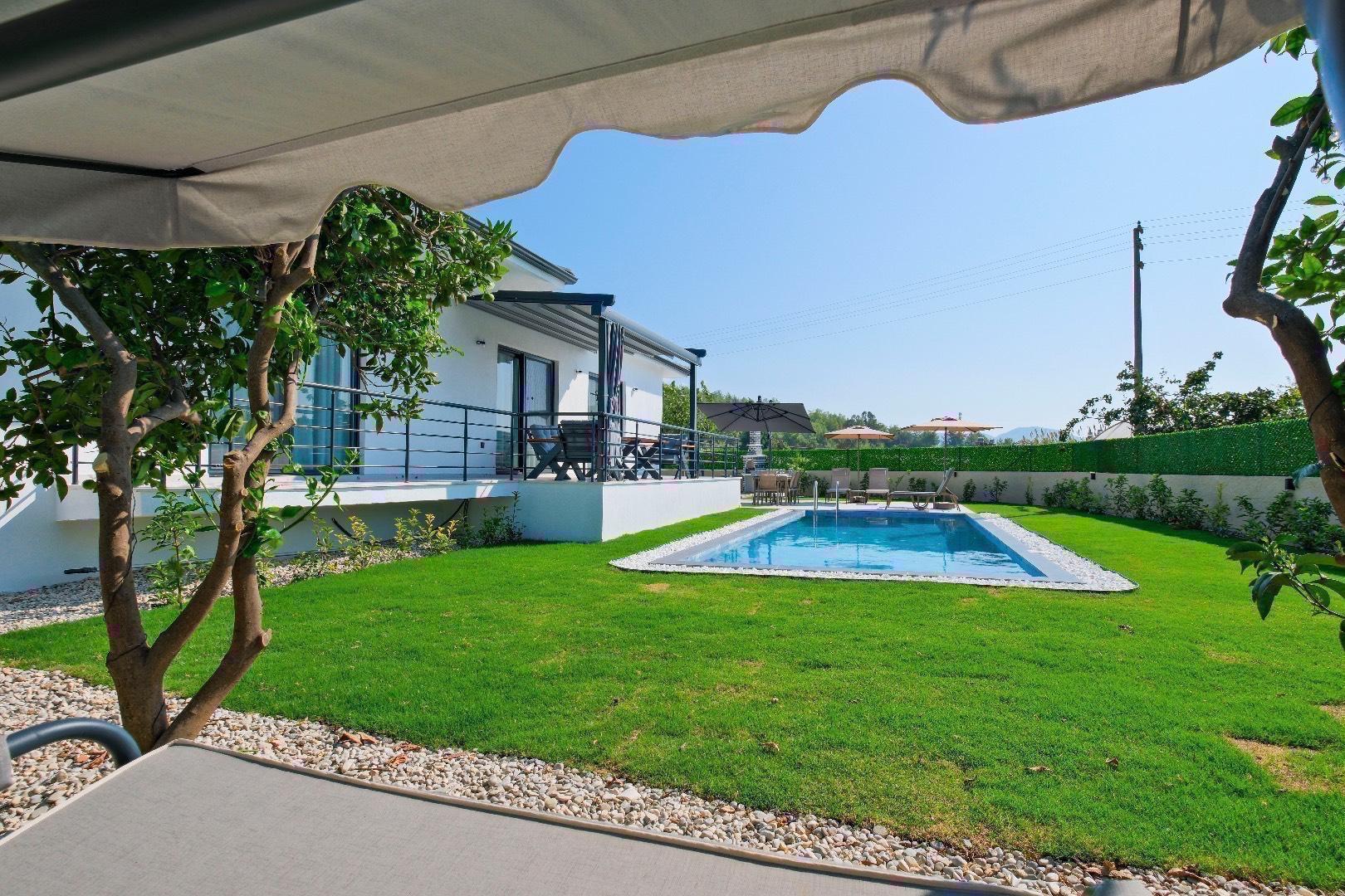 Fethiye'de Çalış Plajı'na Yakın Konumda, Özel Havuzlu, Kiralık Villa-36371