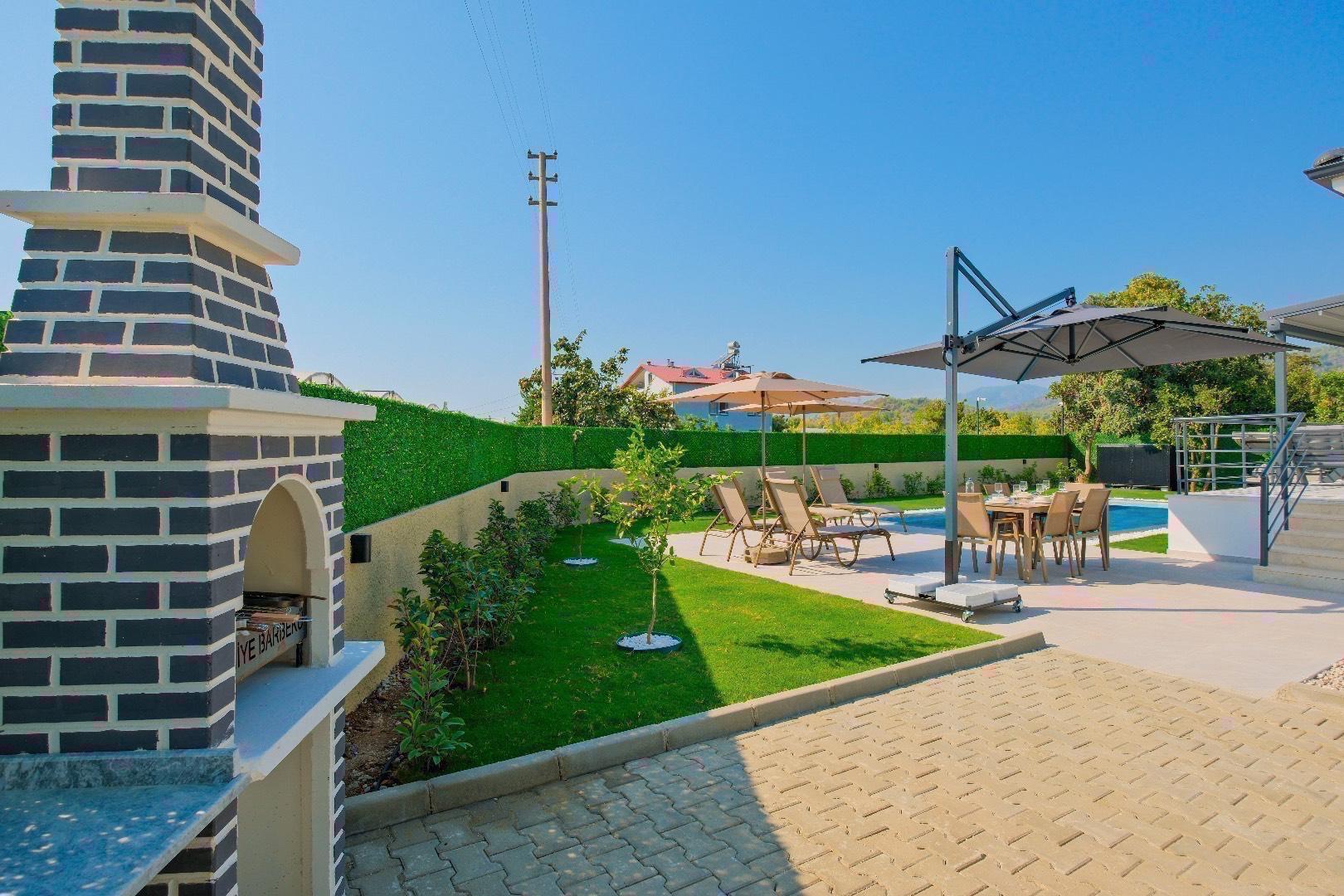 Fethiye'de Çalış Plajı'na Yakın Konumda, Özel Havuzlu, Kiralık Villa-36371