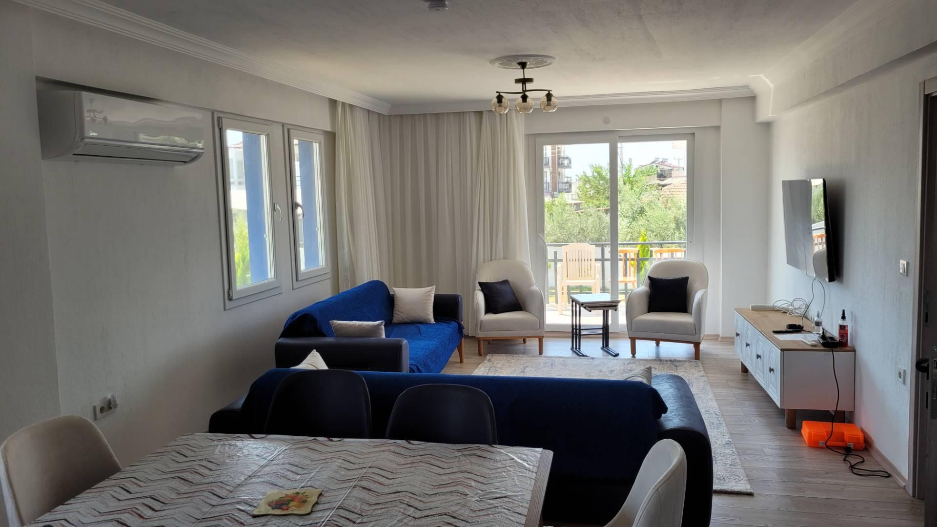 Fethiye Çamköy'de Şehrin Gürültüsünden Uzakta, Bahçeli, Şık Daire-43069