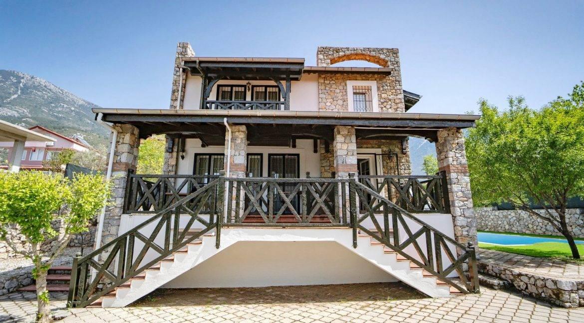 Fethiye Ovacık'ta Merkeze Yakın, Özel Havuzlu, Bahçeli Villa-41945