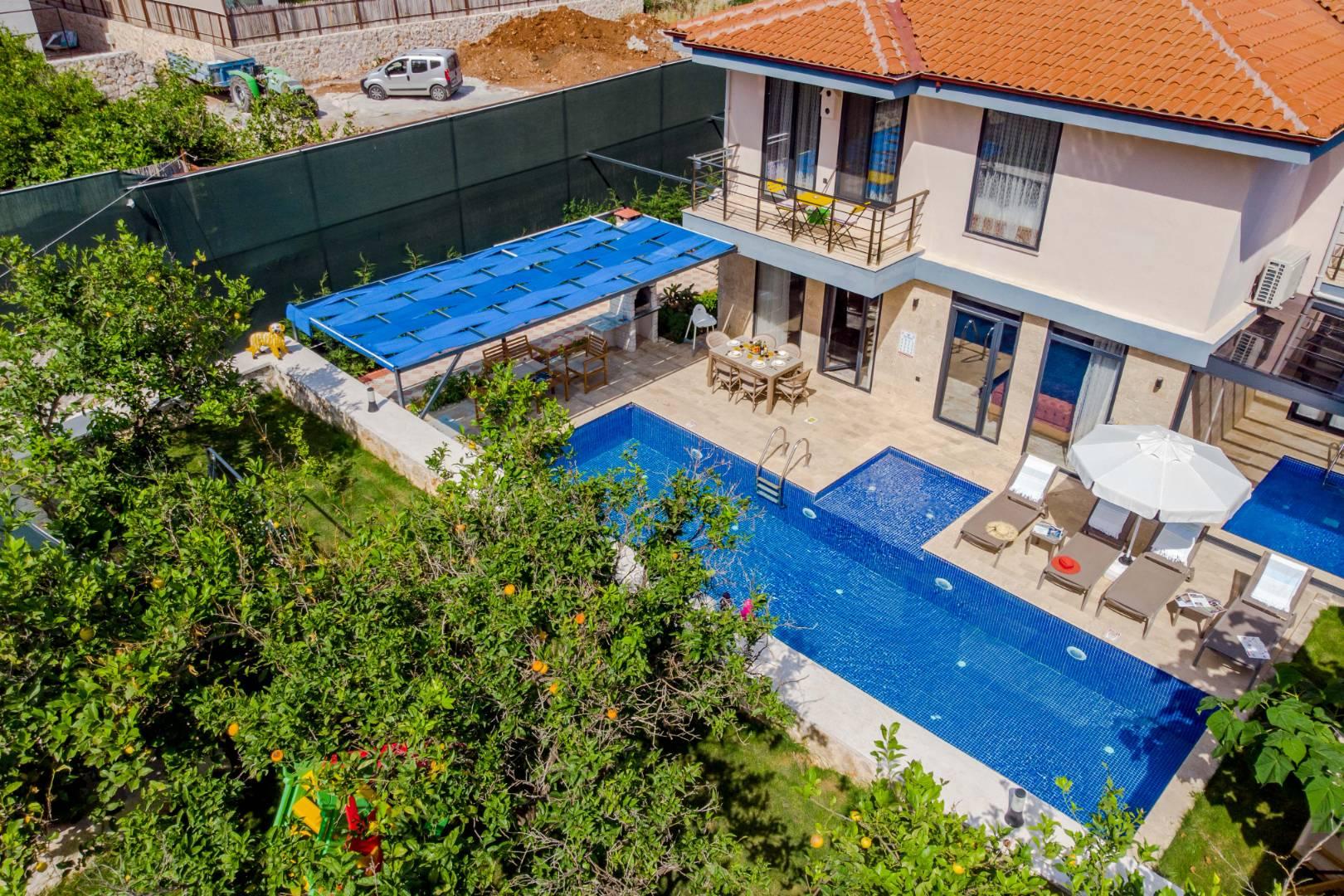 Kaş Patara'da Sessiz ve Sakin Konumda, Özel Havuzlu, Lüks Villa-26930