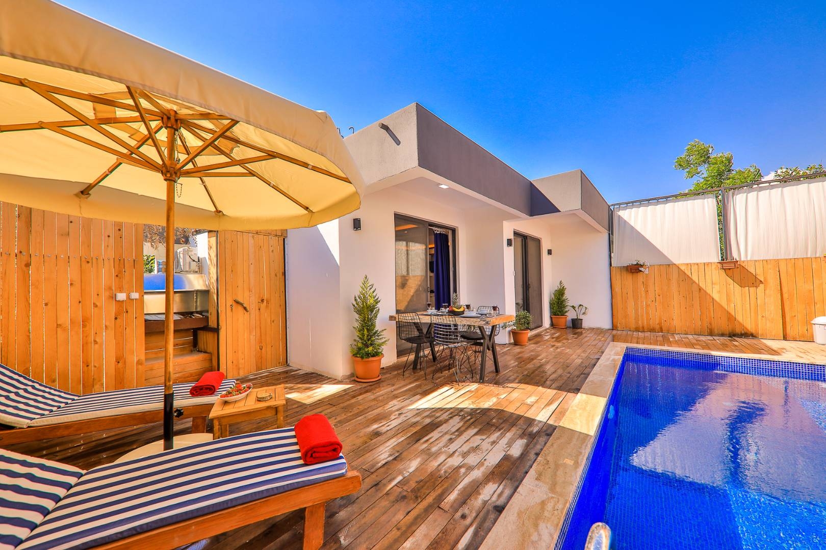 Kaş Patara'da Muhteşem Doğada, Özel Havuzlu, 4 Kişilik, Kiralık Villa