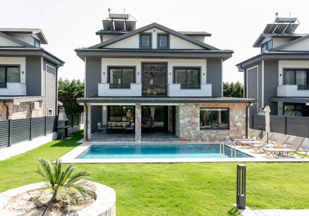 Fethiye Göcek'te Kalabalık Ailelere Uygun, Özel Havuzlu, Modern Villa-38999
