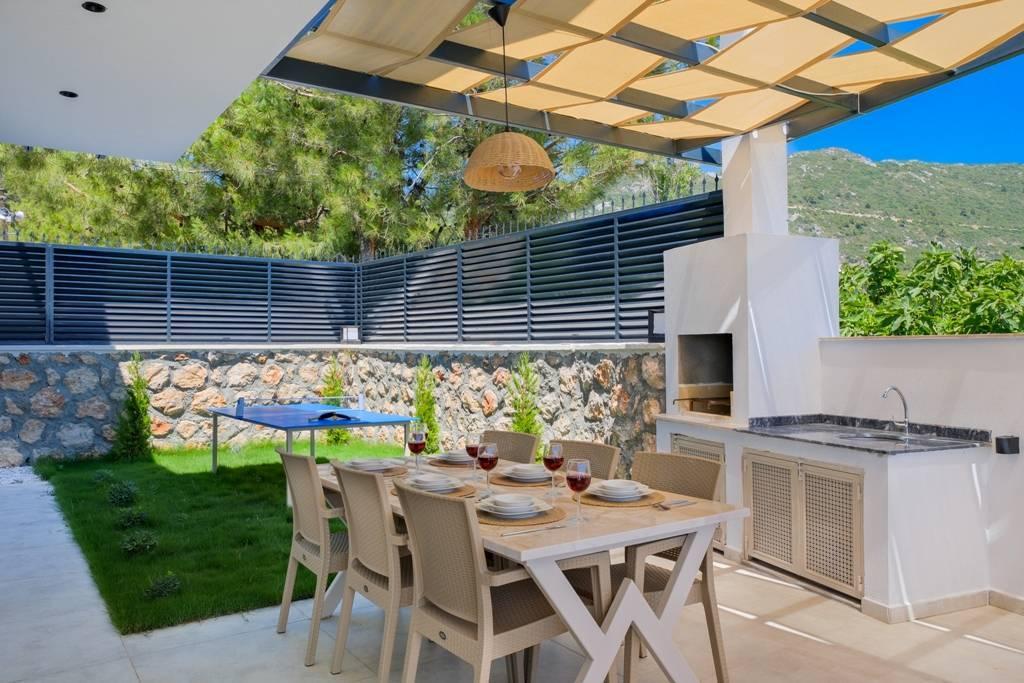 Kaş İslamlar'da Geniş Ailelere Uygun, Çift Jakuzili, Lüks Villa-39547