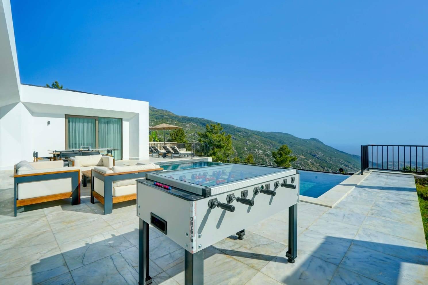 Kaş İslamlar'da Deniz Manzaralı, Özel Havuzlu, Çift Jakuzili Villa-37666
