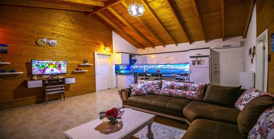 Kaş İslamlar'da Deniz ve Orman Manzaralı, Özel Havuzlu, Konforlu Villa-39913