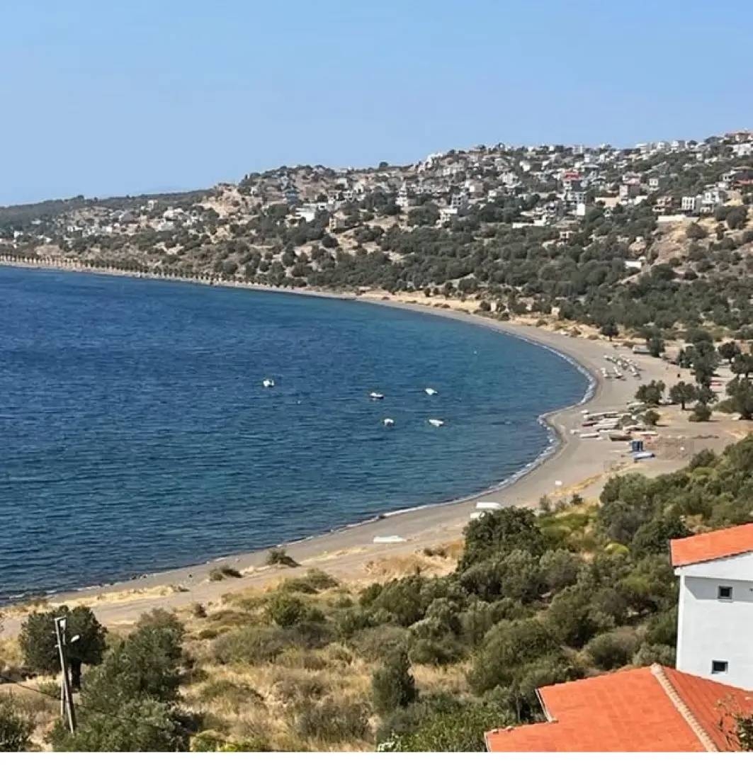 Dikili Çandarlı'da Geniş Ailelere Uygun, Deniz Manzaralı, Kiralık Ev