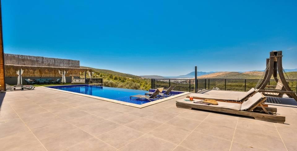 Kaş İslamlar'da Doğa İçerisinde, Özel Havuzlu, 6 Kişilik Bungalov-40048