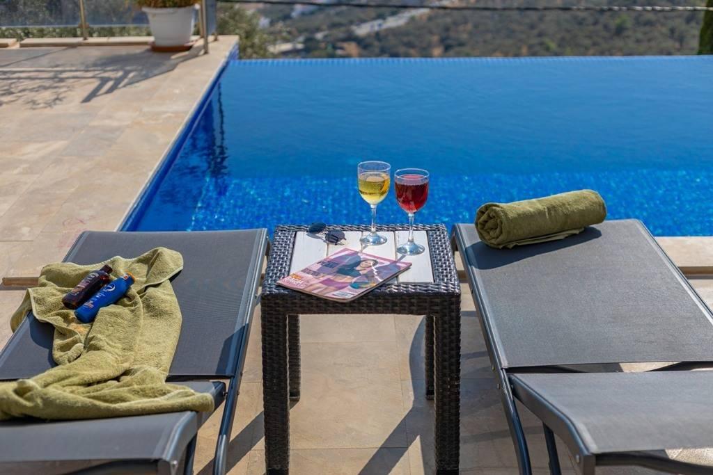 Kalkan Akbel'de Muazzam Deniz Manzaralı, Özel Havuzlu, Modern Villa-15620