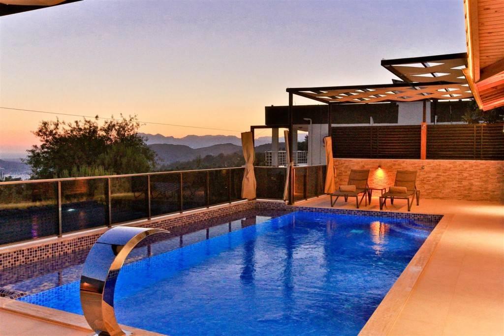 Kaş İslamlar'da Doğa İçerisinde, Özel Havuzlu, Jakuzili Villa-35580