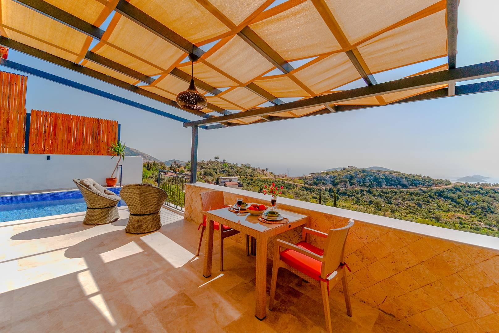 Kaş Bezirgan'da Balayı Çiftlerine Uygun, Özel Havuzlu, Şık Villa-43193