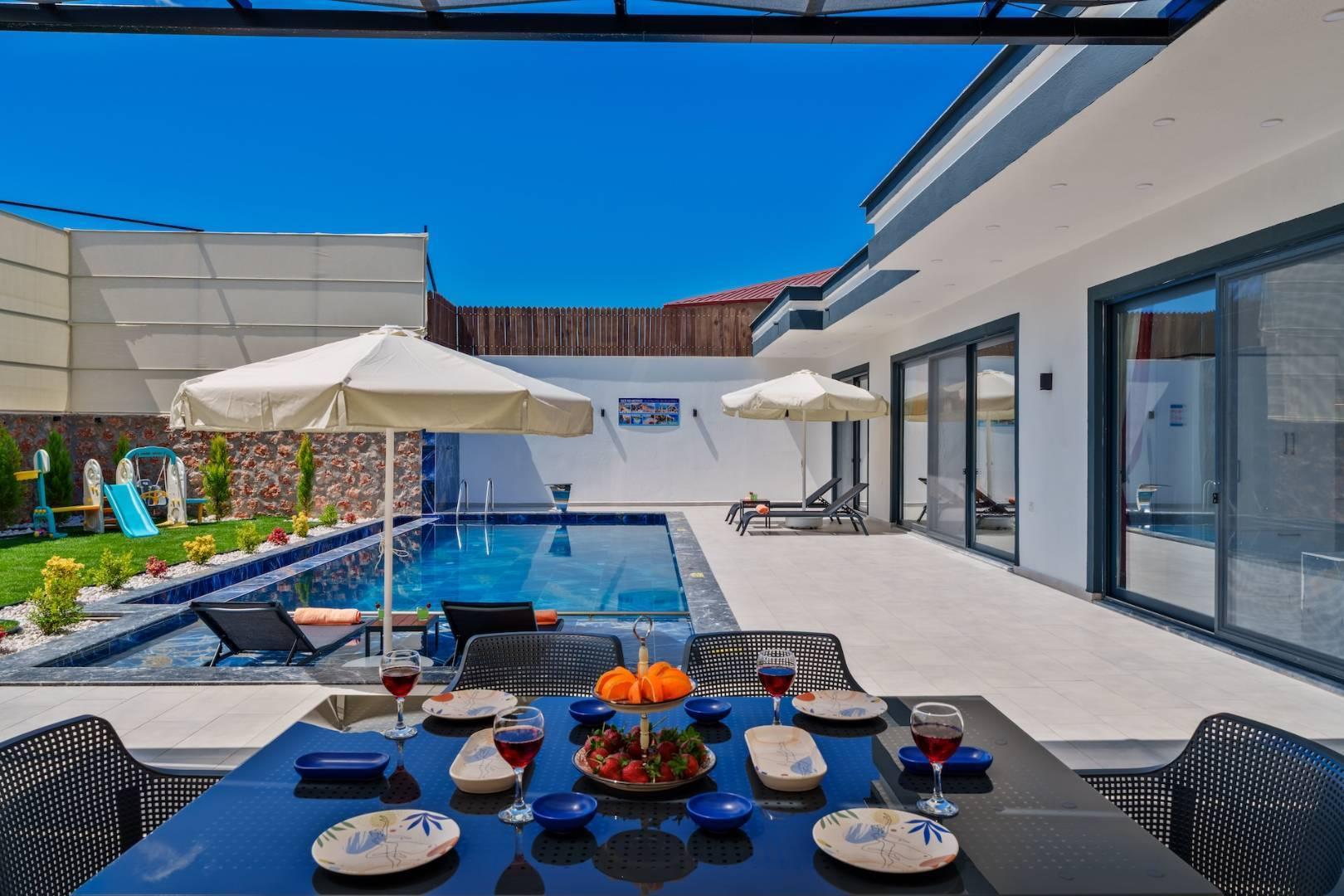 Kaş Çavdır'da Çekirdek Ailelere Uygun, Özel Havuzlu, Şık Villa-42246