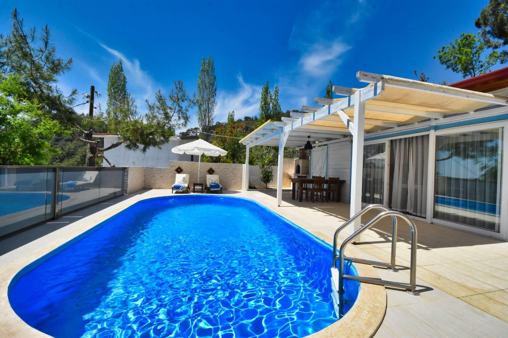 Kaş İslamlar'da Balayı Çiftlerine Uygun, Özel Havuzlu, Ahşap Villa-43212