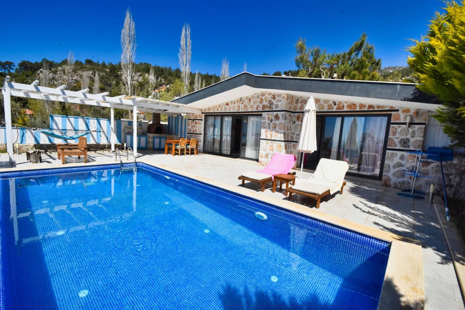 Kaş İslamlar'da Enfes Doğada, Özel Havuzlu, Balayı Villası-43211