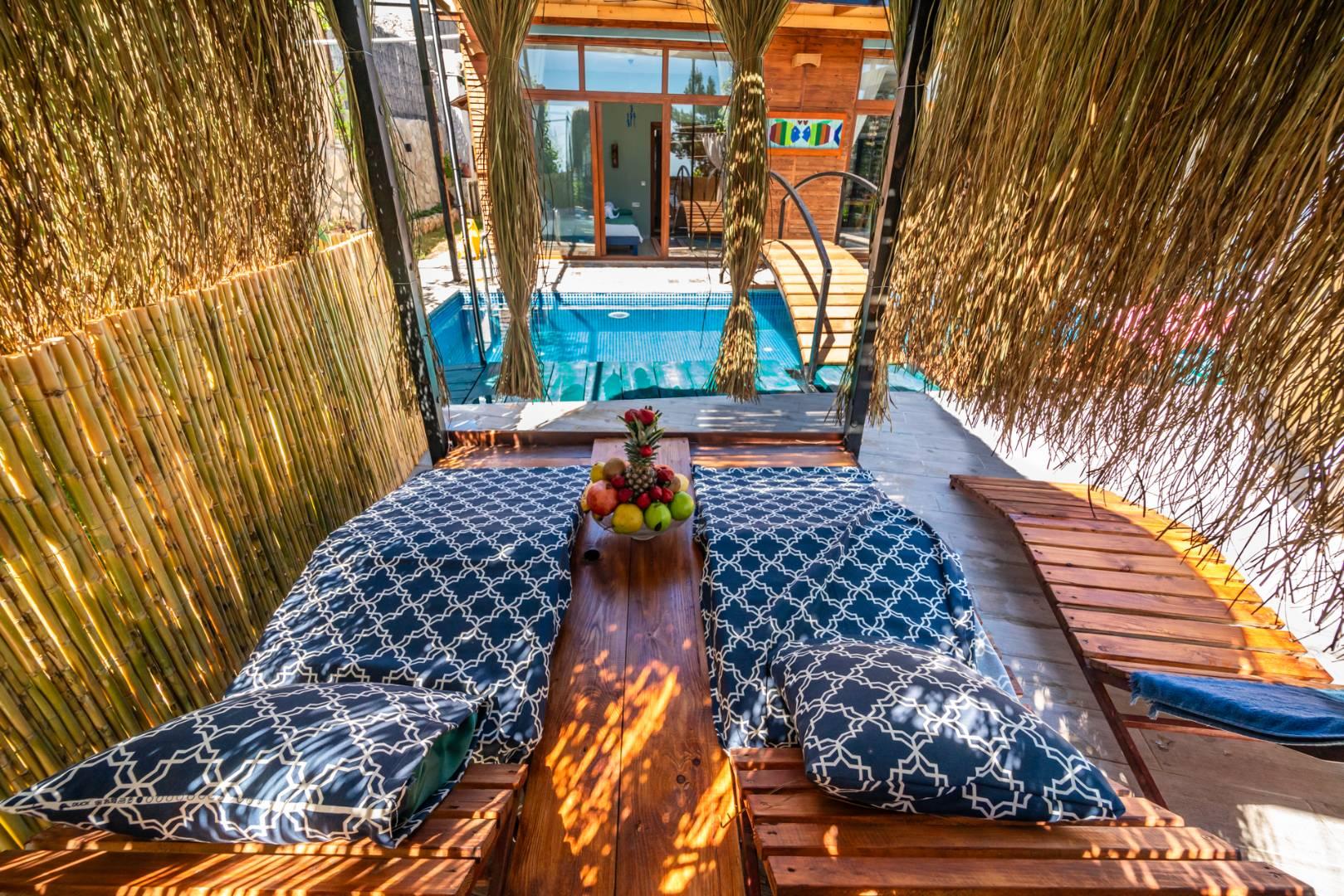 Kaş İslamlar'da Deniz Manzaralı, Havuzlu, Lüks Tatil Villası-37142