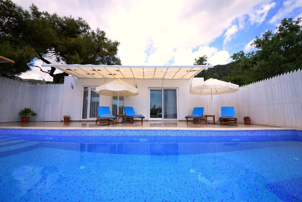 Kaş İslamlar'da Doğa İçerisinde, Özel Havuzlu, Jakuzili, Şık Villa-35139