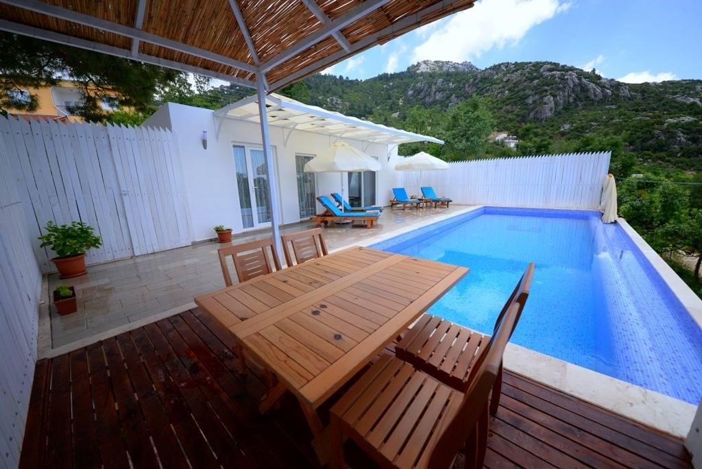 Kaş İslamlar'da Doğa İçerisinde, Özel Havuzlu, Jakuzili, Şık Villa-35139
