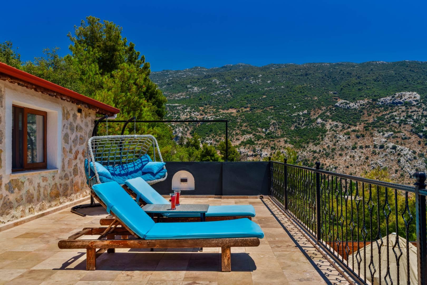 Kaş İslamlar'da Doğanın Kalbinde, Korunaklı Özel Havuzlu, Taş Villa-13342