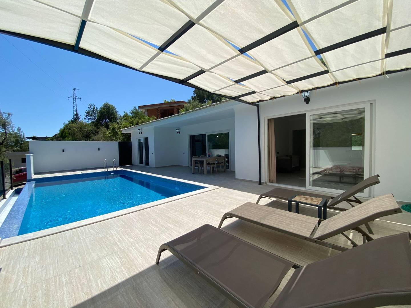 Kaş İslamlar'da Muhteşem Doğa Manzaralı, Özel Havuzlu, Lüks Villa-35353