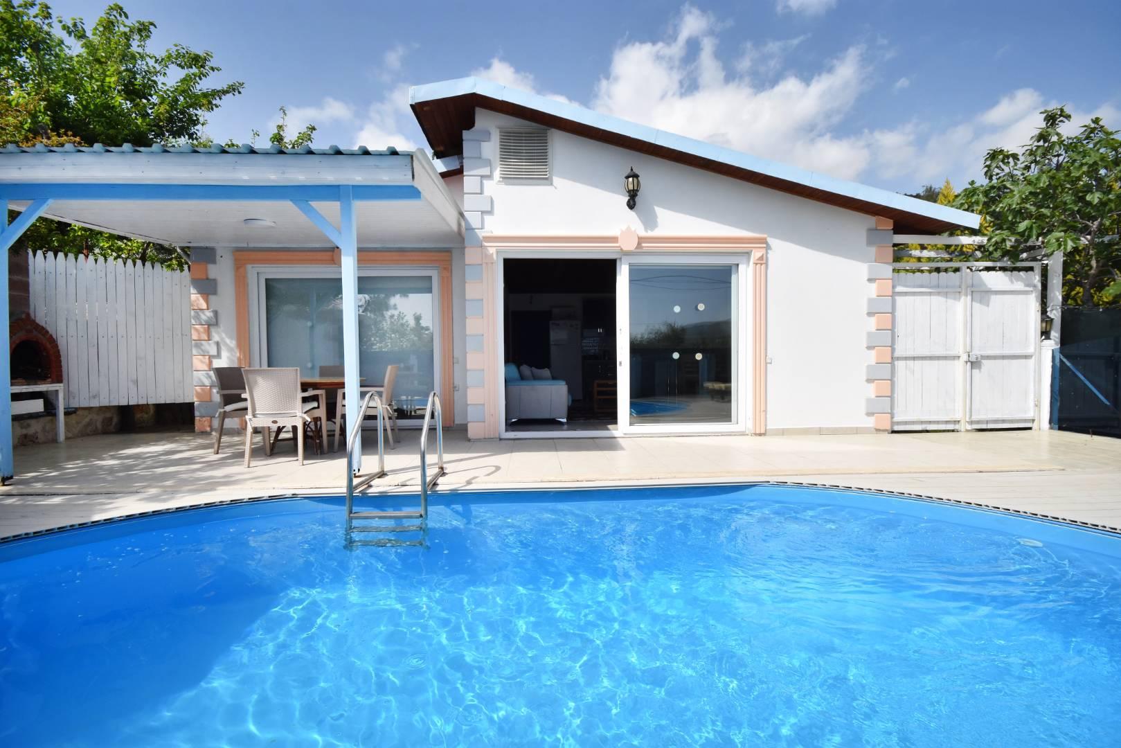 Kaş İslamlar'da Yemyeşil Doğada, Özel Havuzlu, Balayı Villası-35348