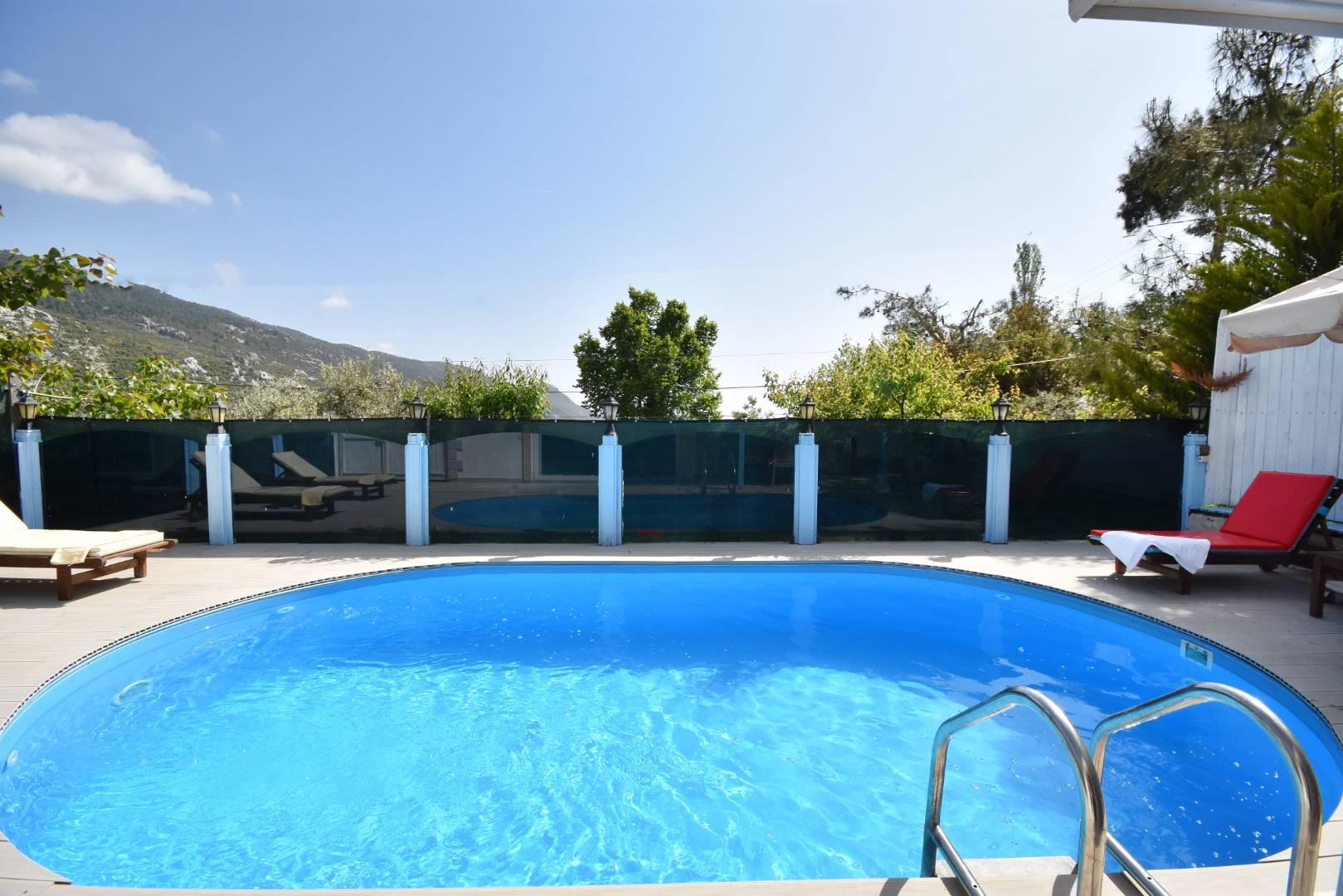 Kaş İslamlar'da Yemyeşil Doğada, Özel Havuzlu, Balayı Villası-35348