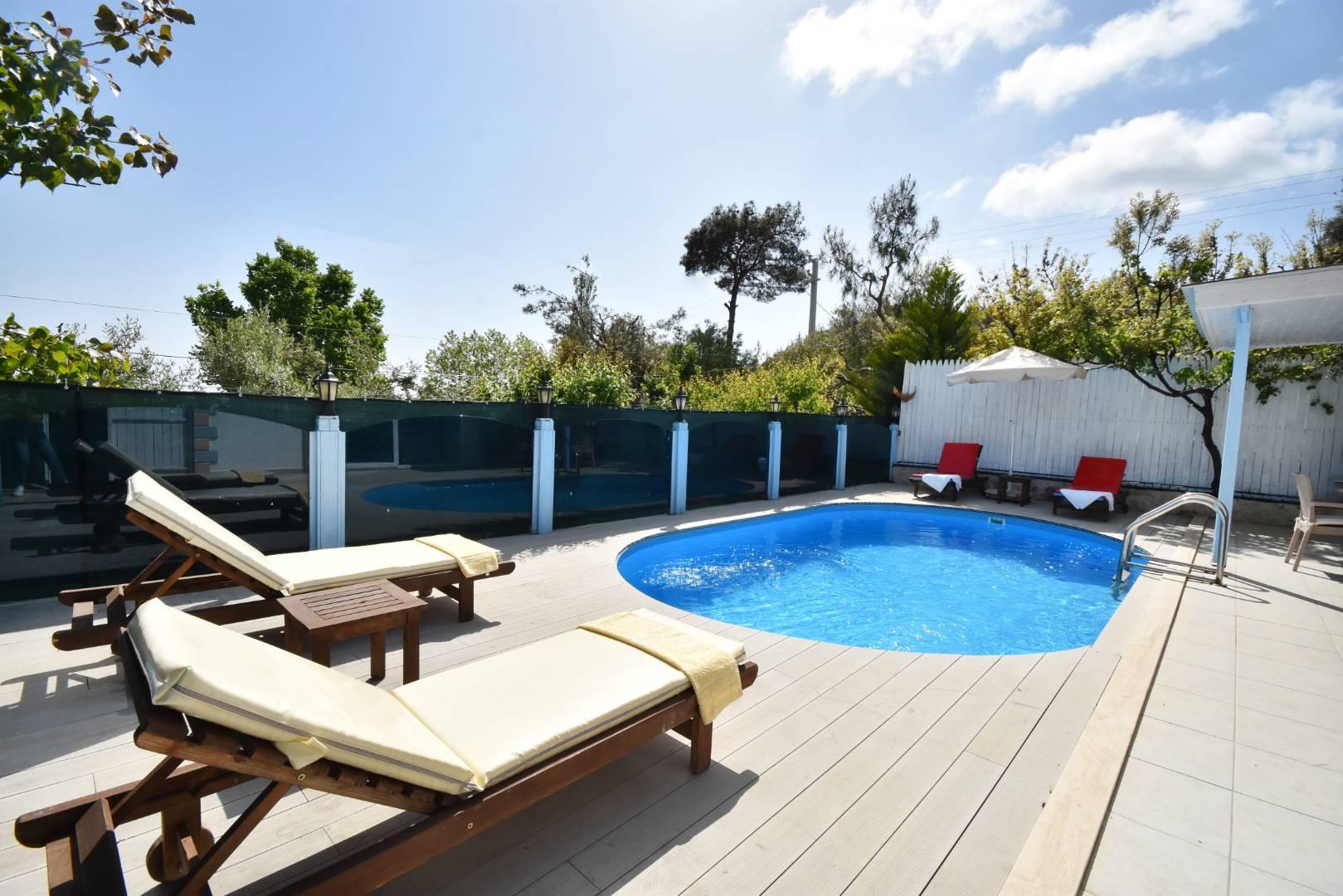 Kaş İslamlar'da Yemyeşil Doğada, Özel Havuzlu, Balayı Villası-35348