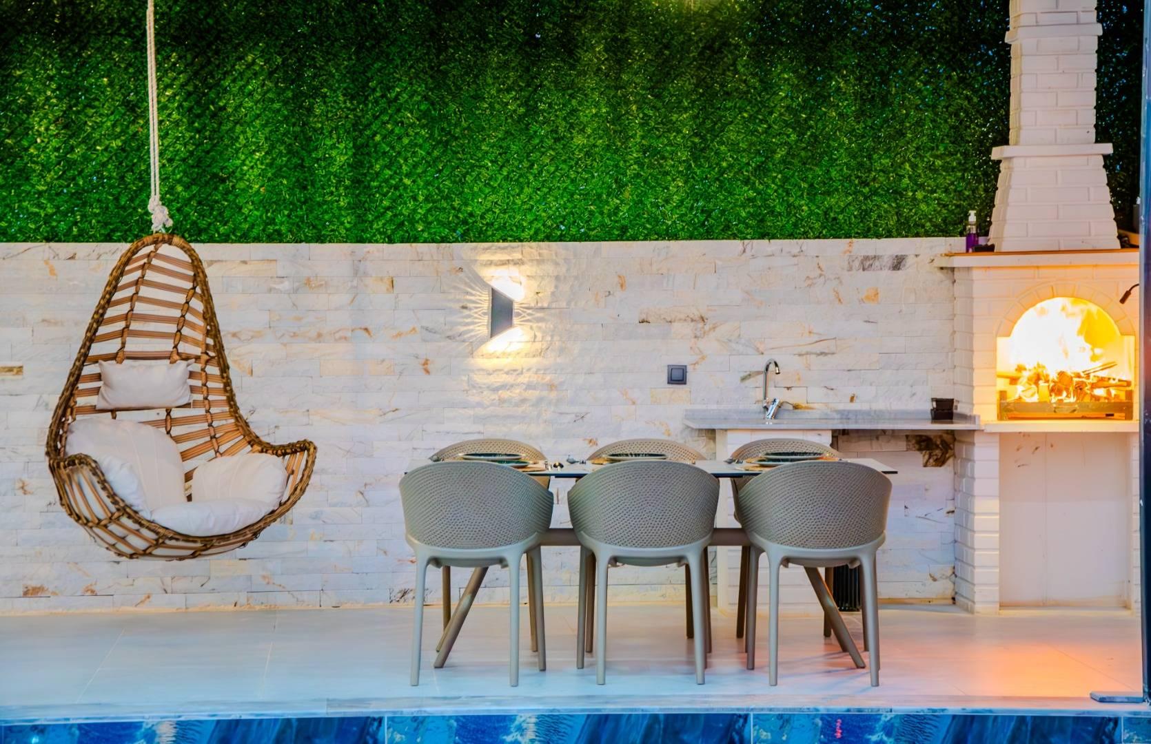 Kalkan Kınık'ta Sakin Konumda, Özel Havuzlu, Kiralık Villa-39779