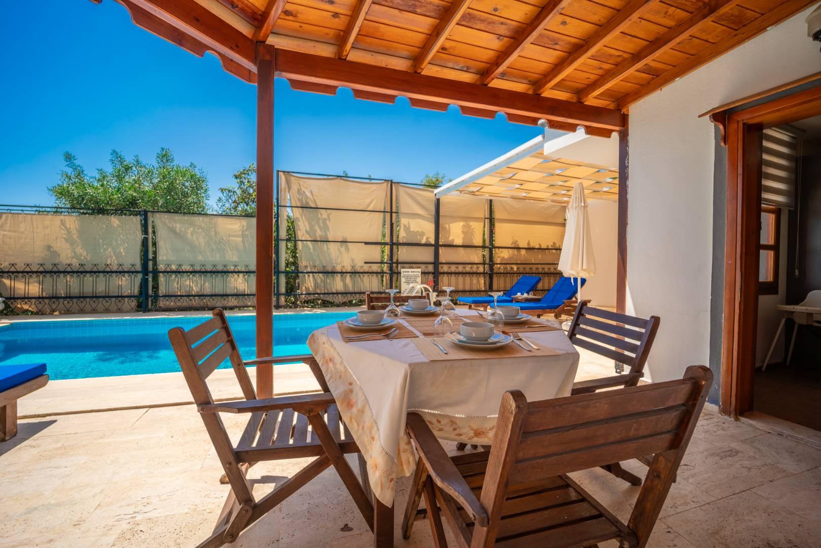 Kaş Kalkan'da Deniz ve Doğa Manzaralı, Özel Havuzlu, Modern Villa-37334