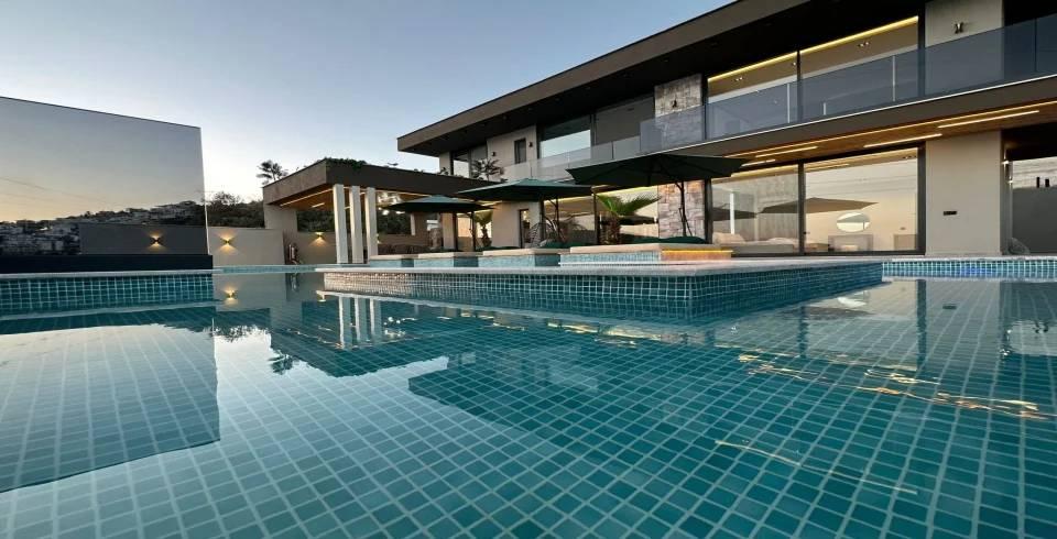 Kaş Bezirgan'da Deniz Manzaralı, Jakuzili, Saunalı, 9 Kişilik Villa-40484