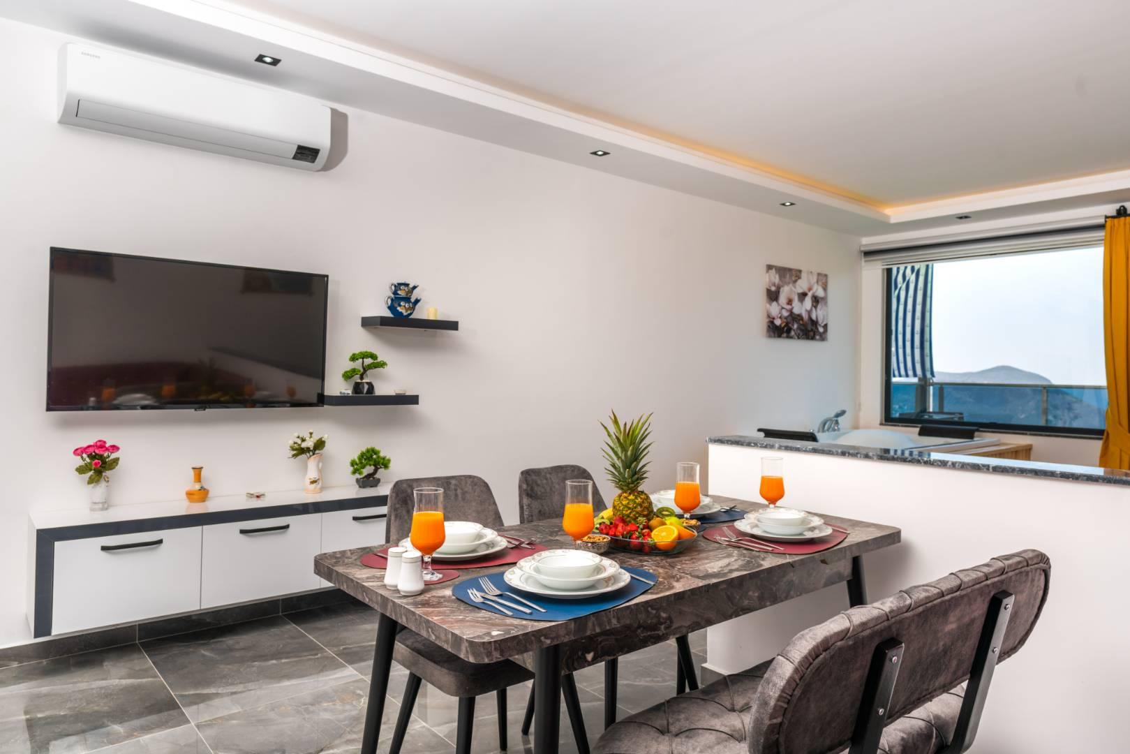 Kalkan Kördere'de Balayı Çiftlerine Uygun, Modern Tasarımlı, Şık Suit-41616