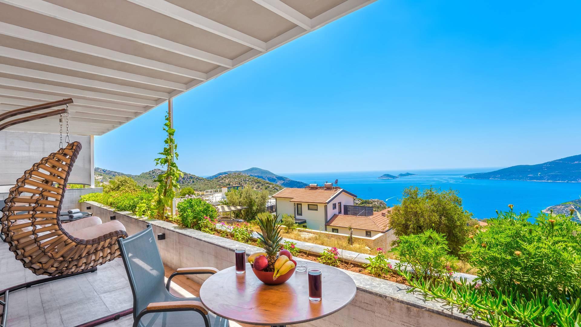 Kaş Kalkan'da Balayı Çiftlerine Uygun, Kapalı Havuzlu, 1+1 Villa-36134
