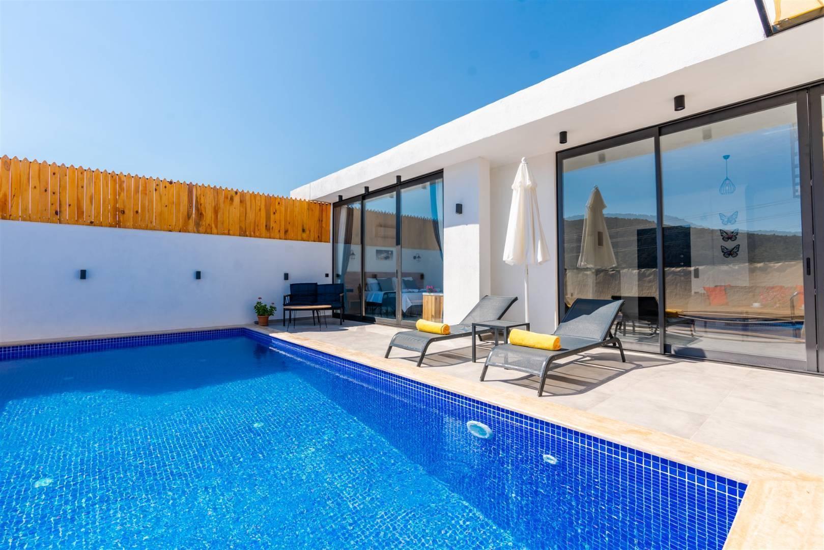 Kalkan Ulugöl'de Enfes Doğa İçerisinde, Özel Havuzlu, Balayı Villası-41611