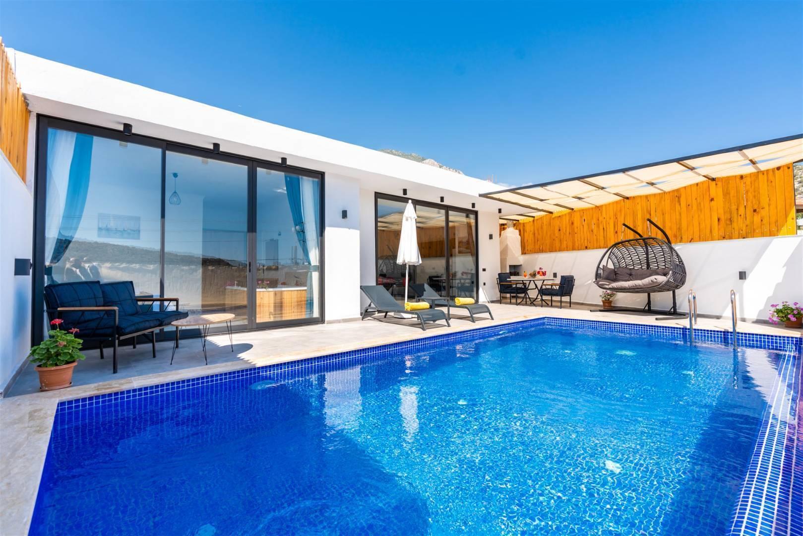 Kalkan Ulugöl'de Enfes Doğa İçerisinde, Özel Havuzlu, Balayı Villası-41611